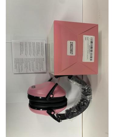 Dr.meter Kids Ear Defenders SNR 27dB Earmuffs - Pink, Noise Blocking, Adjustable Headband for Sleeping and Studying - Buy Online on GoSupps.com