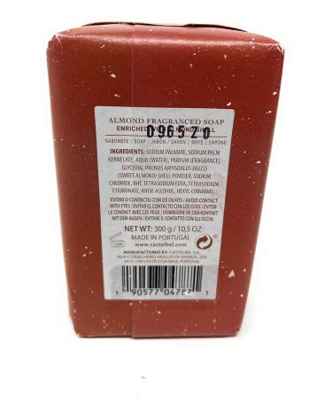 Castelbel for Men Almond Shell Exfoliating Luxury Soap | 10.5 oz | International Shipping Available - Buy Online on GoSupps.com