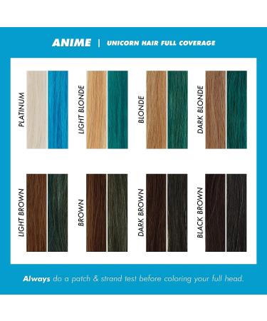 Lime Crime Unicorn Hair Dye in Anime (Candy Blue) - Vegan, Cruelty-Free, Semi-Permanent Hair Color - Conditions & Moisturizes with Sugary Citrus Vanilla Scent - Buy Online on GoSupps.com