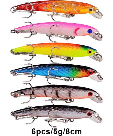 BAIKALBASS Bass Fishing Lures Kit Set - Topwater Hard Baits, Minnow, Crankbait, Pencil, VIB, Swimbait - 43pcs for Bass Pike in Saltwater & Freshwater - Buy Online on GoSupps.com
