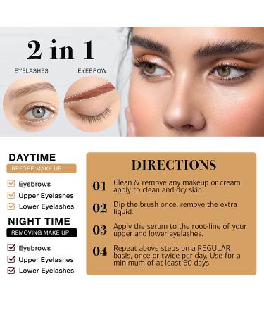SILKSENCE Eyelash Growth Serum | Premium Lash & Eyebrow Enhancer - Black - Buy Online on GoSupps.com