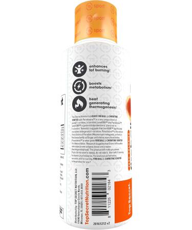 Top Secret Nutrition Fireball L-Carnitine Liquid with Paradoxine - Pineapple Flavor 16 Oz - Boost Energy & Metabolism - Buy Online on GoSupps.com