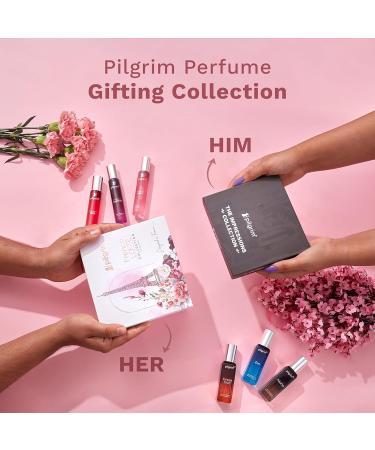Pilgrim Women The French Love Perfume Gift Set 3 x 17 ml Floral Oriental Amber Fougere - Buy Online on GoSupps.com