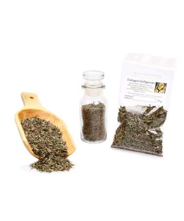 Feine W rze Tarragon BBQ Spices | Spice Mix with Selected Herbs for Grilling Meat Fish Vegetables | Gluten Free 25g