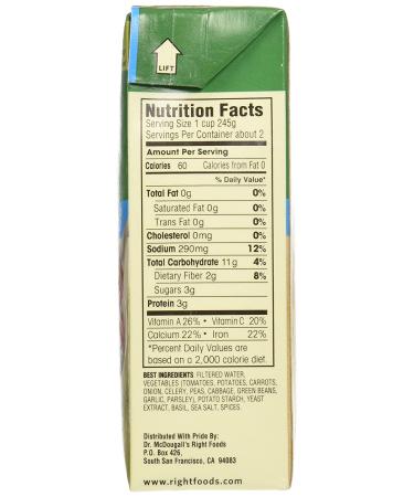 Dr. McDougall's Low Sodium Garden Vegetable Soup - 17.9 oz | Healthy Plant-Based Meal - Buy Online on GoSupps.com