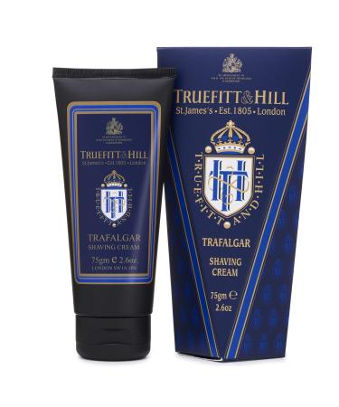 Truefitt & Hill Shaving Cream Tube - Trafalgar - Premium Glycerin-Based Lather Smooth Glide and Hydration for a Luxurious Shave - 2.65 oz