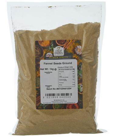 Old India Fennel Seeds Ground 1kg 1 kg (Pack of 1)