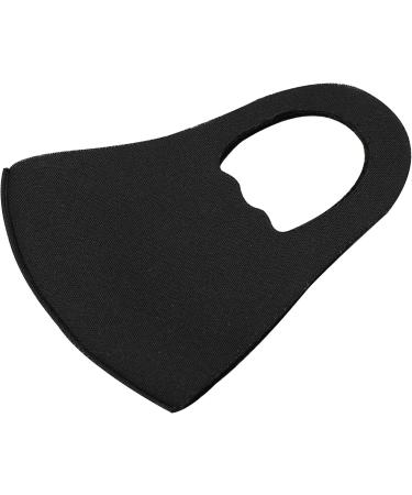 Washable Reusable Kids Black Face Mask Dustproof Mouth Cover Covering For Boys Girls Children Outdoors Indoors Cycling Ski Protection 1 Black - Buy Online on GoSupps.com