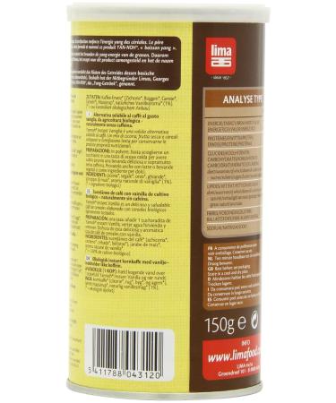 Lima Yannoh Instant Vanilla 150g - Organic Herbal Coffee Alternative | Buy Online Internationally - Buy Online on GoSupps.com