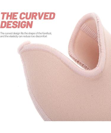 Shop Kallory Top Ballet Pads - Knitted Toe Cap Cover for Dance Shoes | Hemispherical Forefoot Protection - 11x8cm - Buy Online on GoSupps.com
