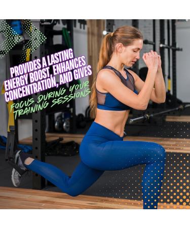 Shop Sante Pre Workout Plus Preworkout Energy Powder 150mg Caffeine Citrulline Beta Alanine Sports Drink Supplement for Men and Women 50 servings - Rainbow Sorbet - Buy Online on GoSupps.com