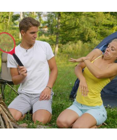 Buy Red Electric Fly Swatter - Chemical-Free Insect Zapper for Flies & Mosquitoes - 1 Piece - International Shipping Available - Buy Online on GoSupps.com
