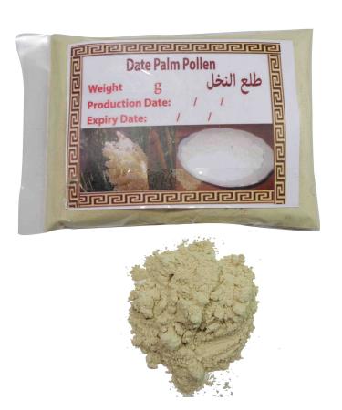 100% Natural Organic Pure Date Palm Pollen (Powdered) (Weight: 3.5 oz 100 GM)