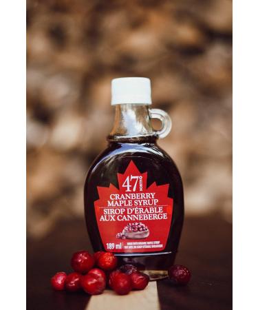 47 North Organic Single Source Pure Maple Syrup & Fruit Blends | Sample Gift Pack 5 x 189ml Bottles | 1 x Amber / 1 x Dark / 1 x Apple / 1 x Blueberry / 1 x Cranberry | Great for Holidays Christmas - Buy Online on GoSupps.com