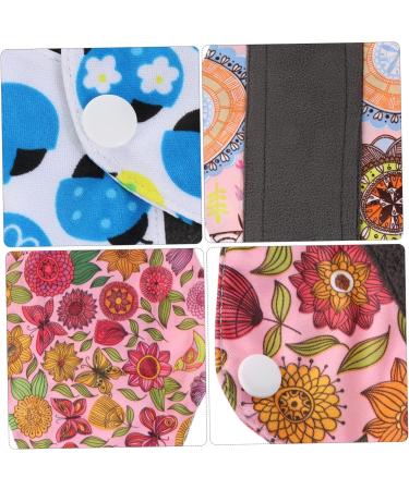 3pcs Bamboo Charcoal Reusable Cloth Menstrual Pads - Eco-Friendly Maternity & Women's Towels - Buy Online on GoSupps.com