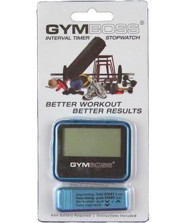 Gymboss Interval Timer and Stopwatch - Teal/Blue Metallic Gloss | Buy Online - Buy Online on GoSupps.com