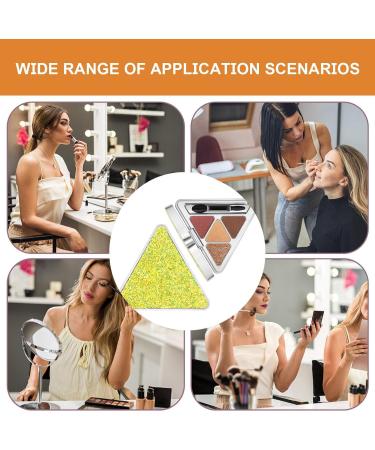 Eyeshadow Palette For Brown Eyes | 4 Colors Glitter Eye Makeup Palette - Professional Highly Pigmented Waterproof Glitter Makeup Palette Eye Shadow For Teens Beginners Travel Makeup Pochy F402#orange - Buy Online on GoSupps.com