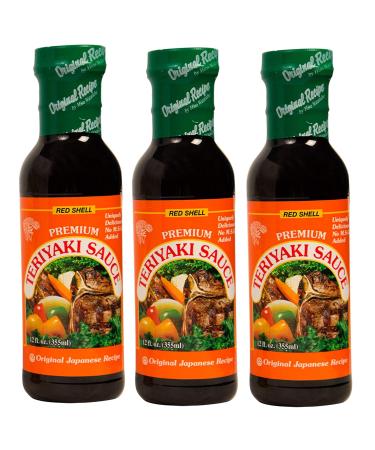 Red Shell Teriyaki Sauce 12 Fl Oz - Pack of 3 | Buy Online at [Your Company Name] - Buy Online on GoSupps.com