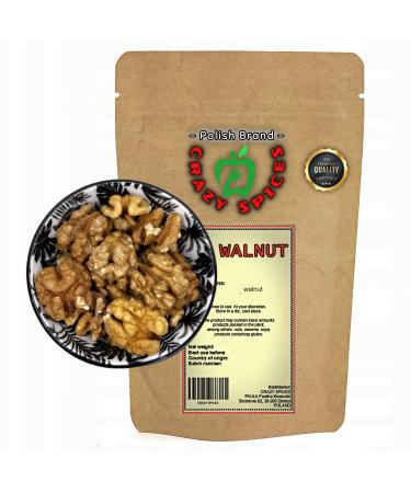 Crazy Spices Walnuts very 200g |Without bowl |Walnut kernels |Walnut natural |Without additives |rich in proteins and vitamins |Nuts |Untreated |Vegan
