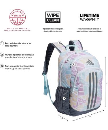 Adidas Young BTS Creator 2 Backpack - Adi Multi Collage/Onix Grey/Almost Blue | One Size - Buy Online on GoSupps.com