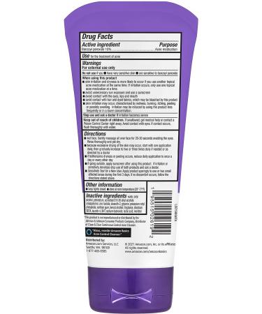 Amazon Basics Daily Acne Control Cleanser - 10% Benzoyl Peroxide, 5 oz | Maximum Strength Treatment - Buy Online on GoSupps.com