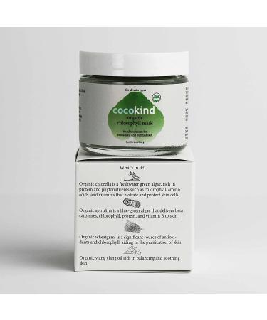 Shop Cocokind Organic Chlorophyll Mask - 2 oz | Natural Skincare Treatment - Buy Online on GoSupps.com