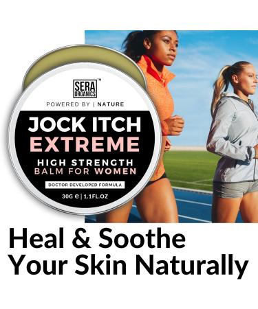 Women's Jock Itch Antifungal Treatment Cream - 30ml by Sera Organics - Buy Online on GoSupps.com