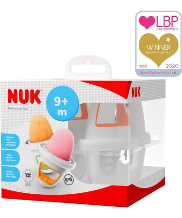 NUK Mini Ice Lolly Moulds - 4 Count White - Perfect for Teething Relief | Buy Internationally - Buy Online on GoSupps.com