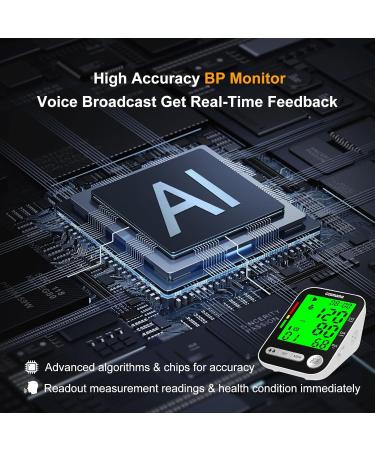 Automatic Blood Pressure Monitor for Home Use | Rechargeable Digital BP Machine with Large Display & Adjustable Arm Cuff - Dual User Modes - Buy Online on GoSupps.com