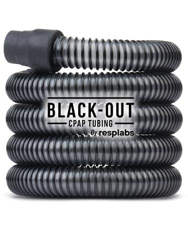 resplabs CPAP Hose - 22mm Standard CPAP Tubing Compatible with ResMed and Philips Respironics CPAP Machine - 6 Ft Black-Out 6 Foot (Pack of 1) Black-Out