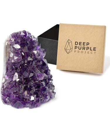 Large Amethyst Clusters 600-700g Polished Crystal Geode in Premium Gift Box - Spiritual Healing Stone 500-800g - Buy Online on GoSupps.com