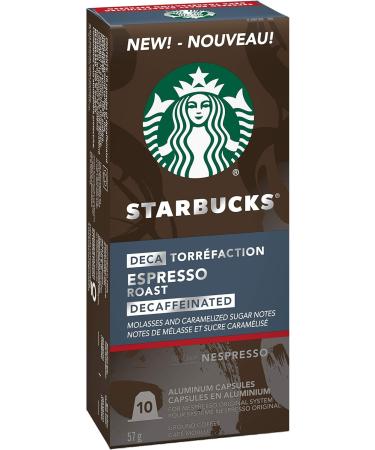Starbucks by Nespresso Decaf Espresso Roast Nespresso Coffee Capsules Original Line Compatible 5 X 10 Nespresso Coffee Pods 50 Count Decaf Espresso 10 count (Pack of 5) - Buy Online on GoSupps.com