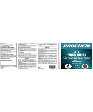Prochem All Fiber Rinse Concentrate - 1 Gal. Professional Carpet & Upholstery Solution for Bright & Soft Fibers - Buy Online on GoSupps.com