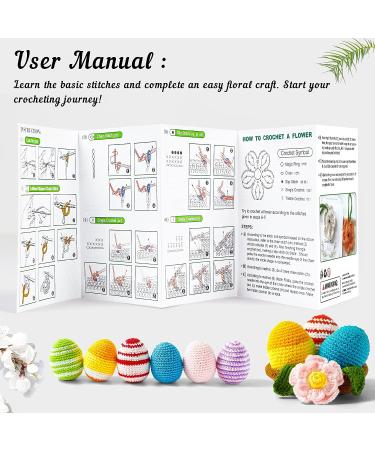 103 PCS Crochet Kit with Hooks & Yarn Set - Premium Bundle with 2180 Yards of Acrylic Yarn, Needles, Accessories & Bag - Ideal Starter Pack for Kids, Adults, Beginners & Professionals - Black - Buy Online on GoSupps.com