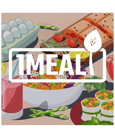 1Meal Cacao Protein Bar 16 Pack | High Protein Fiber-Rich No Added Sugar Vitamins D3 & K2 | Delicious & Fulfilling Snack - Buy Online on GoSupps.com