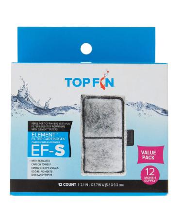 Top Fin EF-S Element Filter Cartridge Value Pack 12 Month Supply 2.1 in X 3.7 in 1 Pack