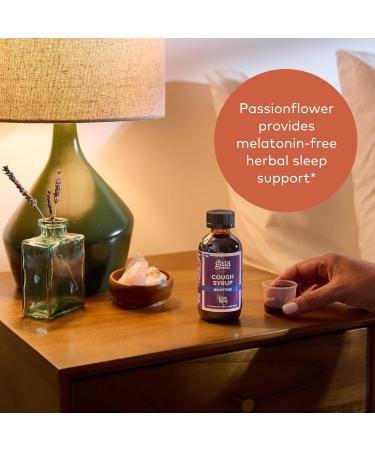 Gaia Herbs Cough Syrup Nighttime - Honey Ivy Leaf Black Elderberry - 4 Fl Oz - Buy Online on GoSupps.com