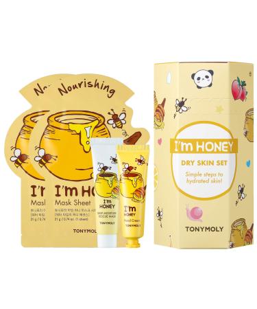 Tony Moly I'm Honey Beauty Mask & Hand Cream Set 4 Piece Set