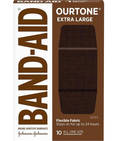 Band-Aid Brand Ourtone Adhesive Bandages BR65 - Extra Large, 10 ct - Buy Online on GoSupps.com