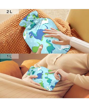 Buy Cute Dinosaur Heat Bottle - 1L BPA-Free Warming Bag for Pain Relief & Hot/Cold Therapy | Ships Internationally - Buy Online on GoSupps.com