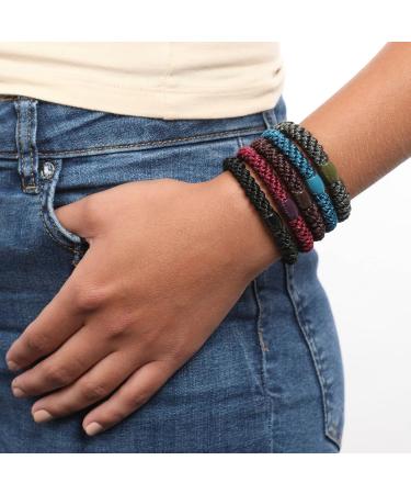 L. Erickson Narrow Grab & Go Ponytail Holders Set of 12 - Coastal | Shop Now - Buy Online on GoSupps.com