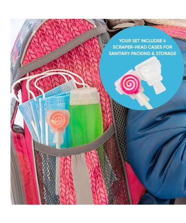 Kids Tongue Scraper Set - BPA-Free Dental Cleaners for Fresh Breath | 55Dental - Multicolored & Easy-Grasp Handles Ages 2 - Buy Online on GoSupps.com