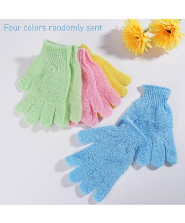 Healifty 4 Pairs Bath Peeling Gloves & Scrubber Brushes - Exfoliating Mittens for a Spa-Like Bath Experience - Buy Online on GoSupps.com