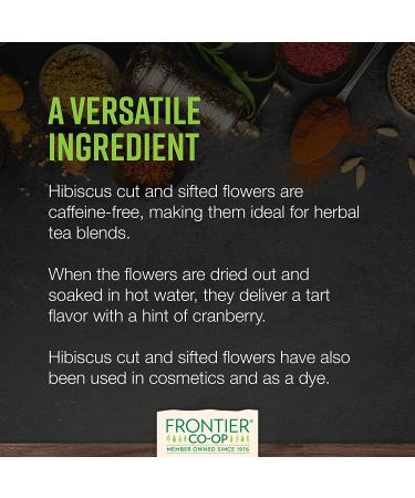 Buy Frontier Co-op Organic Hibiscus Flowers 5.82 oz - Premium Dried Hibiscus Tea - Buy Online on GoSupps.com