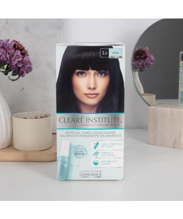Color Clinuance 1.0 Black - Ammonia-Free Permanent Hair Color for Sensitive Hair | 100% Coverage More Shine Dermatologically Tested - Buy Online on GoSupps.com