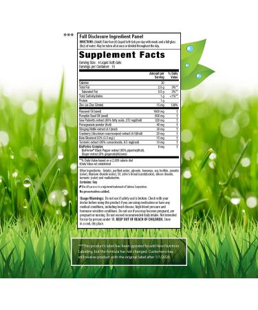 Irwin Naturals Healthy Flow Saw Palmetto with Zinc & Beta Sitosterols - Prostate Health - 60 Softgels - Buy Online on GoSupps.com