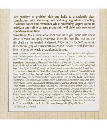 Eminence Clear Skin Probiotic Masque For Unisex 2 oz Mask - Buy Online on GoSupps.com