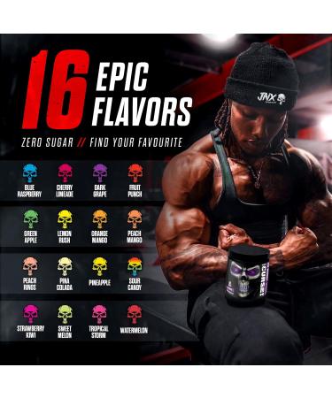 JNX SPORTS The Curse! Pre Workout Powder for Men & Women Caffeine Beta-Alanine Creatine L-Citrulline 30 Servings Dark Grape Flavor Boost Energy Strength & Focus Dark Grape 5.3 Ounce (Pack of 1) - Buy Online on GoSupps.com