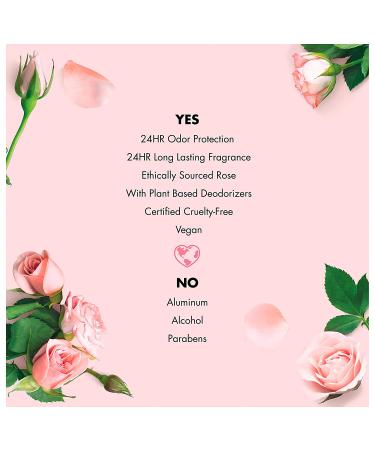 Love Beauty and Planet Pampering Deodorant - Murumuru Butter & Rose 2.95 oz | Natural, Vegan & Eco-Friendly - Buy Online on GoSupps.com