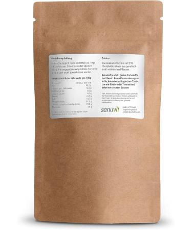 Sanuvit Sunflower Lecithin 500g - Pure Vegan Lecithin with High Bioavailability | Quality from Austria | International Shipping Available - Buy Online on GoSupps.com